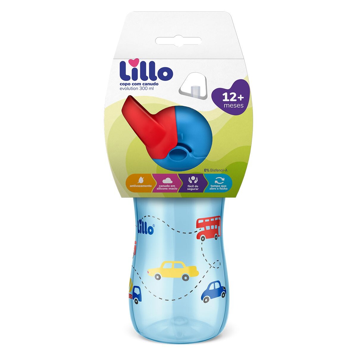 LILLO VASO SILI EVOLU NIÑO UNID 300 ML. 