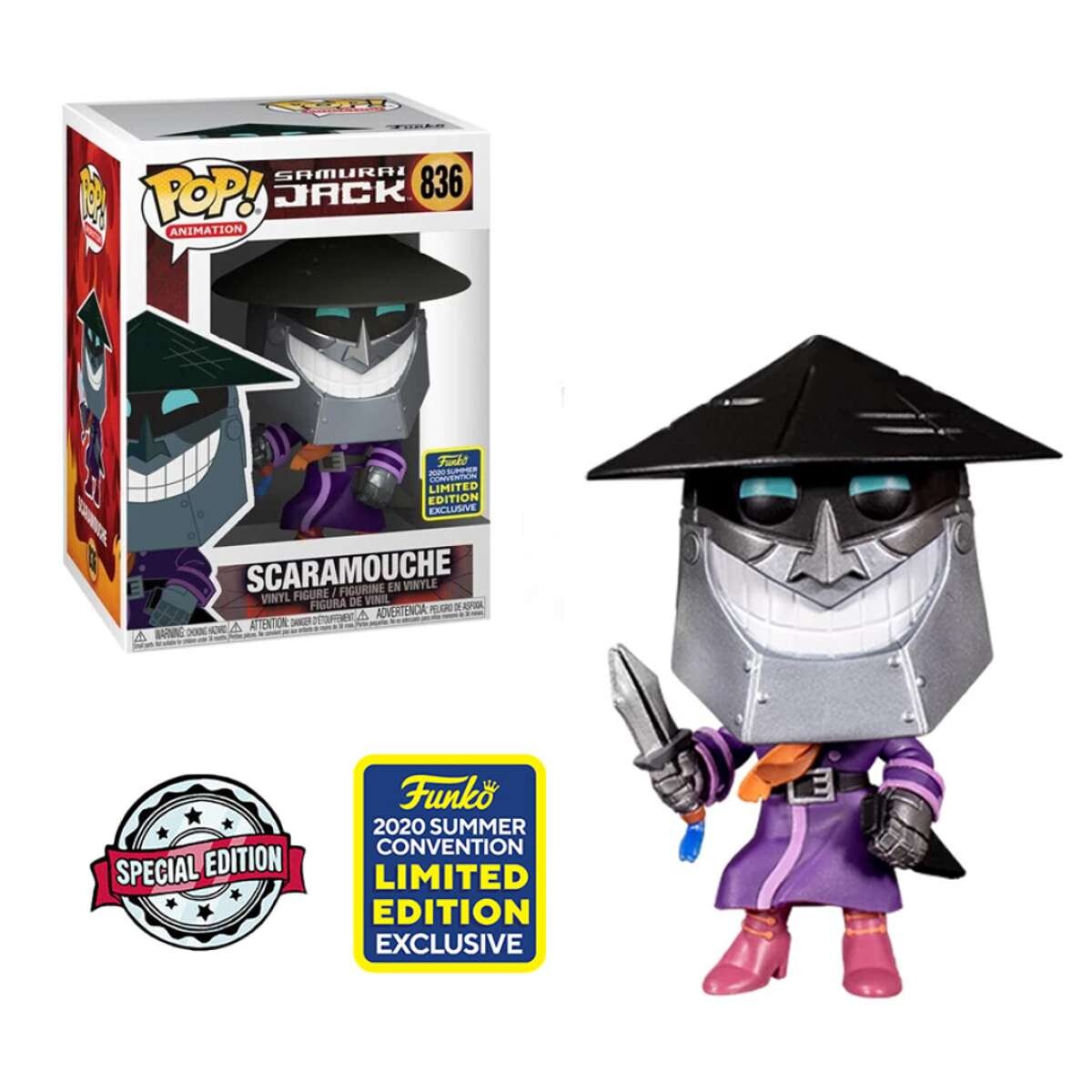 Scaramouche Samurai Jack [SDCC 2020 Exclusivo] - 836 