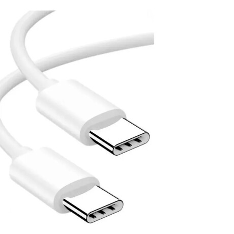 Cable Cargador Y Transferencia De Datos Usb-c A Usb-c Sin Color
