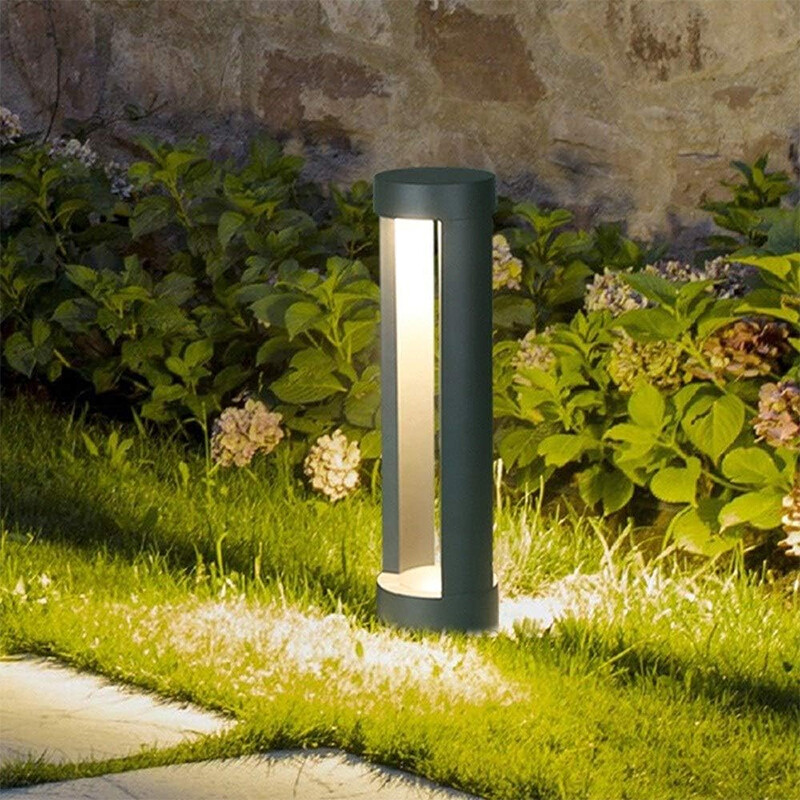 BOLARDO EXTERIOR 12W IP65 BURGOS 60CM Luminaria Bolardo Exterior Burgos 12W 60 cm