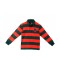 Remera Polo Rayada St. Brendan`s Naranja / Verde