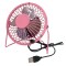 Ventilador Metálico Usb 4" ROSADO