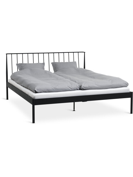 Estructura cama 180x200 ABILDRO negro Estructura cama 180x200 ABILDRO negro