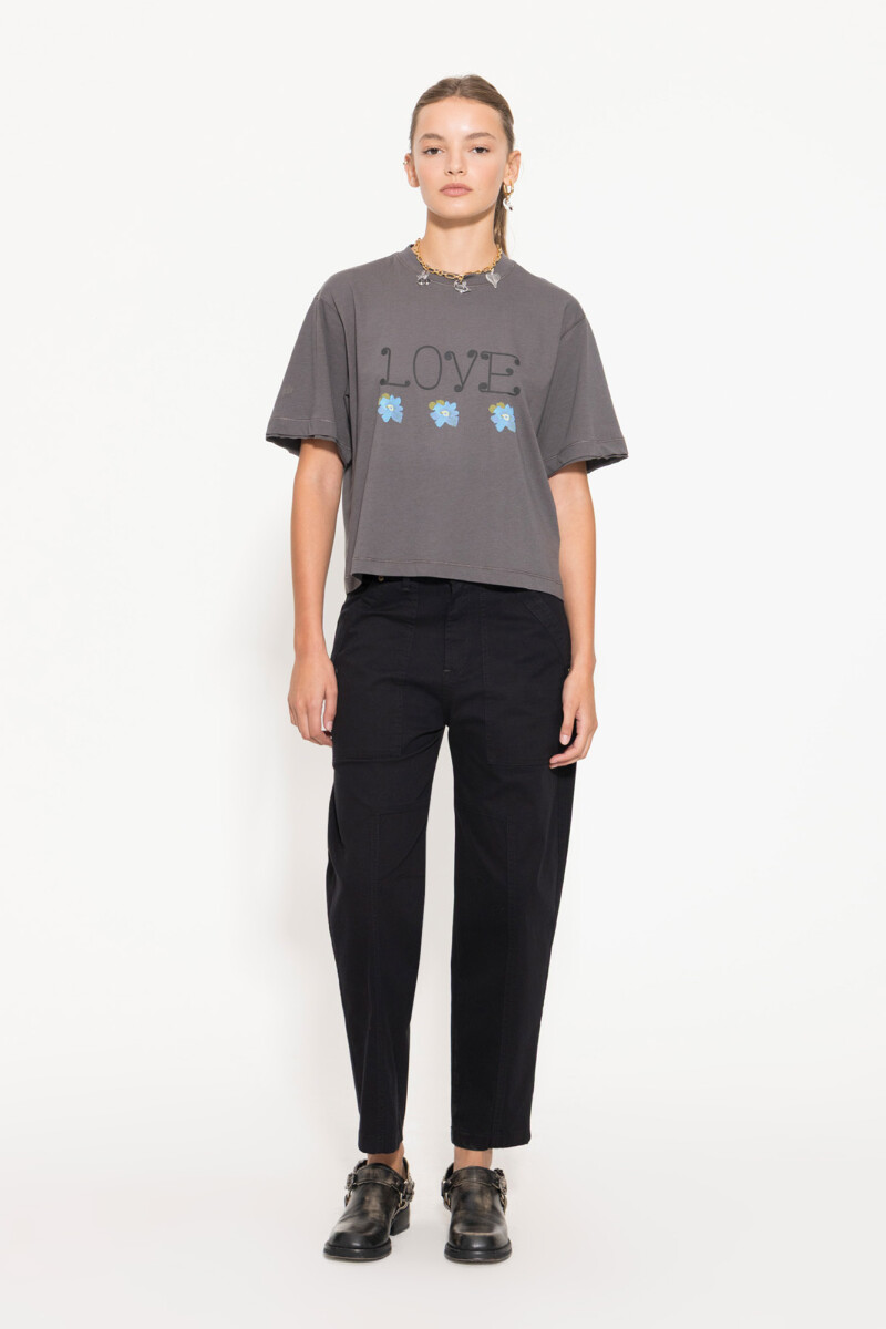 REMERA STAR Gris