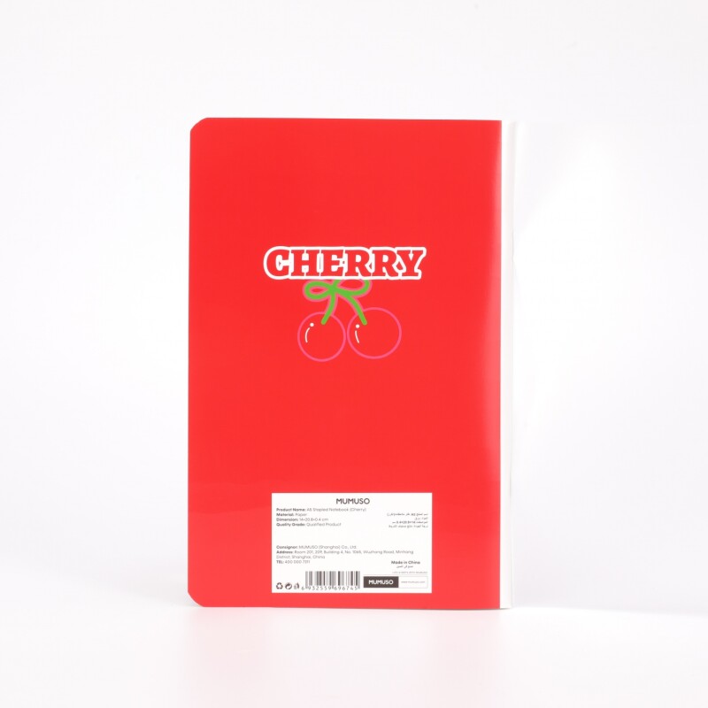 CUADERNO A5 ABROCHADO (CEREZA) CUADERNO A5 ABROCHADO (CEREZA)