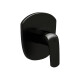 Mezclador Monocomando Ducha Color Negro Mate No Incluye Base