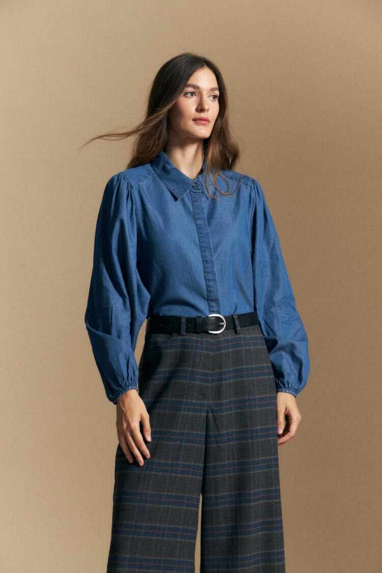 CAMISA CIANITA Indigo