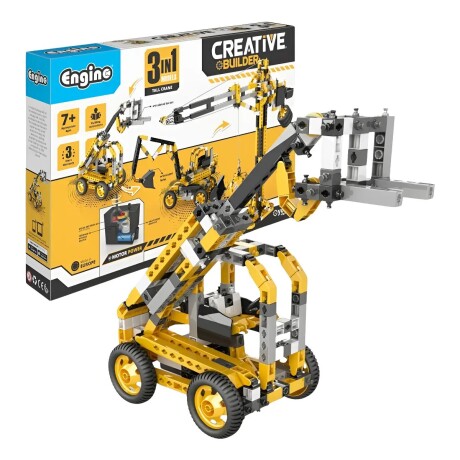 Set Bloques de Construcción Juego Grúa para Armar Motorizada 001