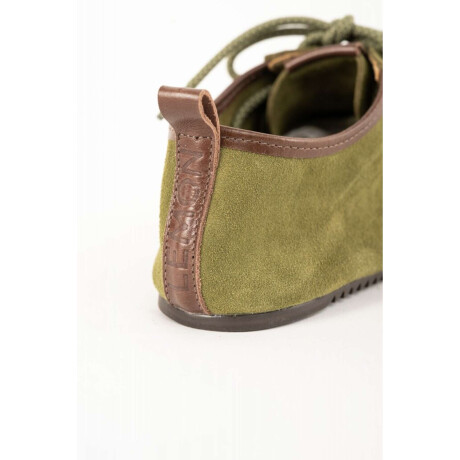 Zapatilla Gamuza Pistacho