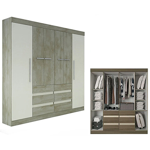 PLACARD Ropero Viena 6 puertas 6 cajones N/A