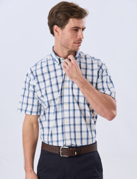 CAMISA CUADROS Azul