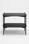 Mesa auxilliar TB-10 doble Negra
