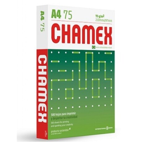 Resma Hojas Chamex A4 75G X 500 Papel 001