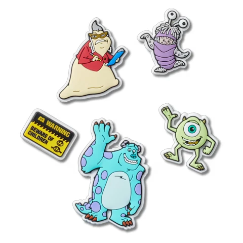Jibbitz Monsters Inc 5 Pack Multicolor