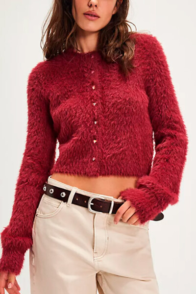 CELESTE CARDI Rojo