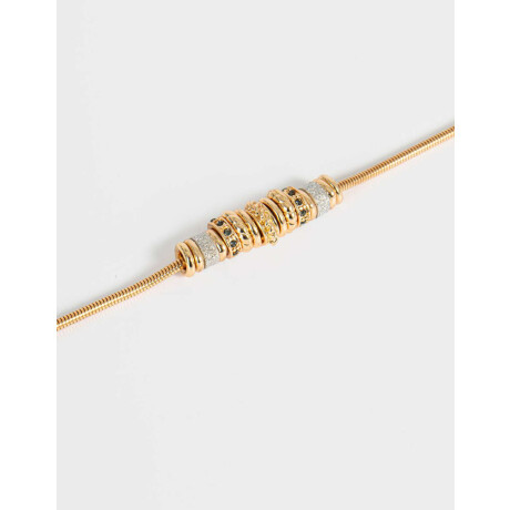 Collar Corto Multi Dijes Dorado