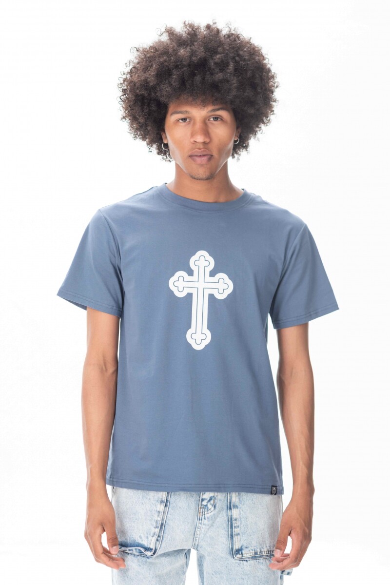 Remera Baticano Celeste