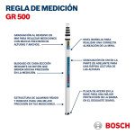 Regla de medición Bosch GR 500 altura de 5 metros Bosch Unica