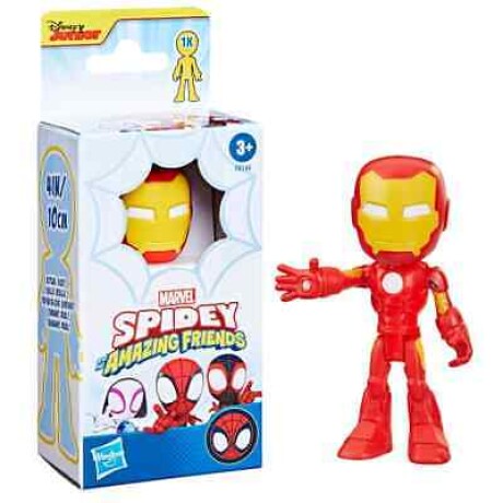 SPIDEY FIGURA ARTICULADA 10 CM IRON MAN 001