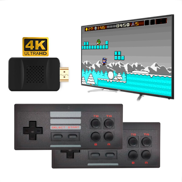 Consola de Juego Y2 con HDMI y Joystick Inalámbricos de 600 Juegos Consola de Juego Y2 con HDMI y Joystick Inalámbricos de 600 Juegos