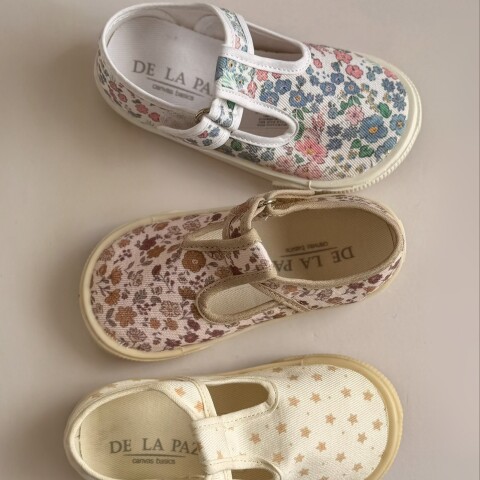 Guillermina De Lona Canvas Toddler Estampadas Del 22 Al 26 Floral Caramel