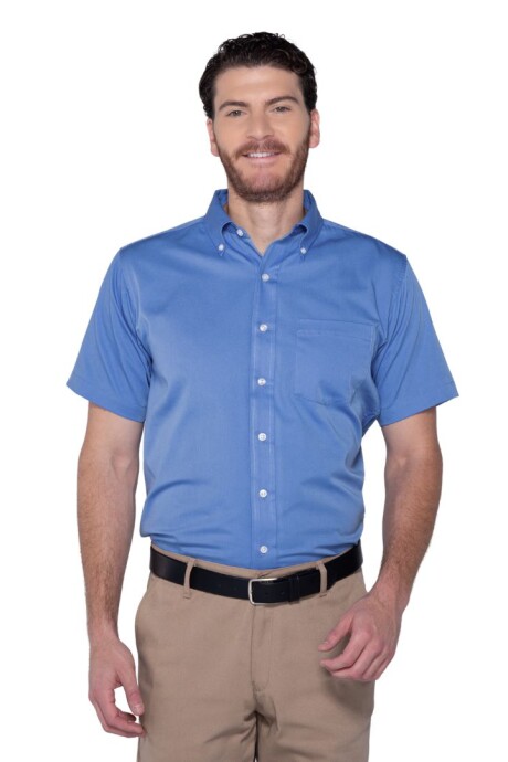 Camisa gabardina Azul Francia