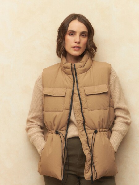 CHALECO ALLIE ROLLER TOSTADO