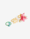 Sets Anillos Color Sets Anillos, Dia De La Primavera - Combinacion Multicolor