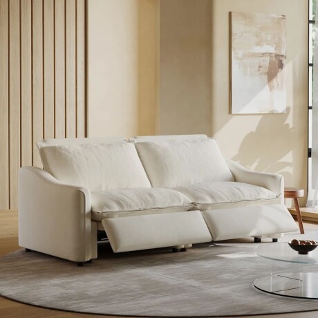 SOFA ELECTRICO DATE BEIGE - 3 CUERPOS