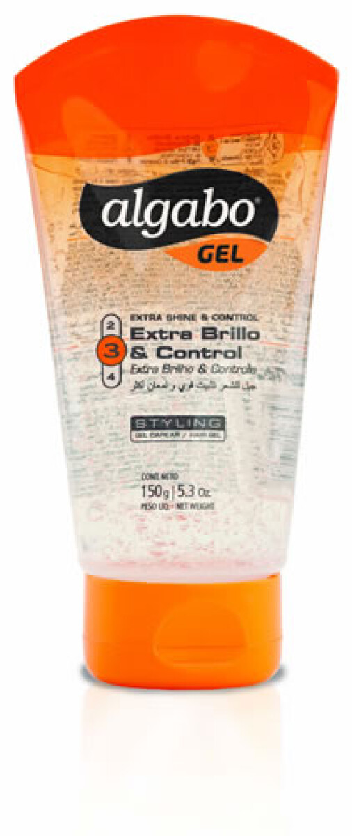 Gel Capilar Algabo Brillo & Control Incoloro 150g | Fijación Natural con Brillo Saludable