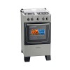 COCINA COMBINADA PUNKTAL CON HORNO ELECTRICO - PK-6617CO Gris