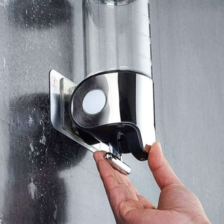 Set de dispensador doble para liquidos con tapa hermética Transparente