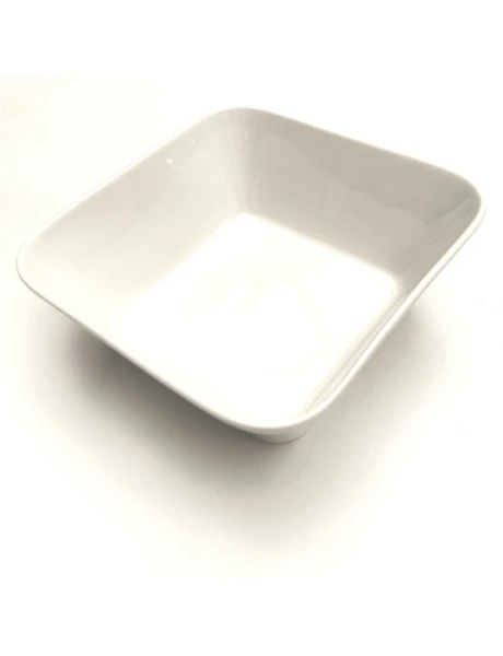 ENSALADERA CUADRADA 22x22x7.5CM PORCELANA BLANCO ENSALADERA CUADRADA 22x22x7.5CM PORCELANA BLANCO