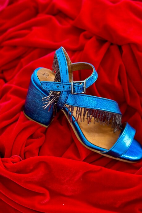 Fringes Sandal Azul