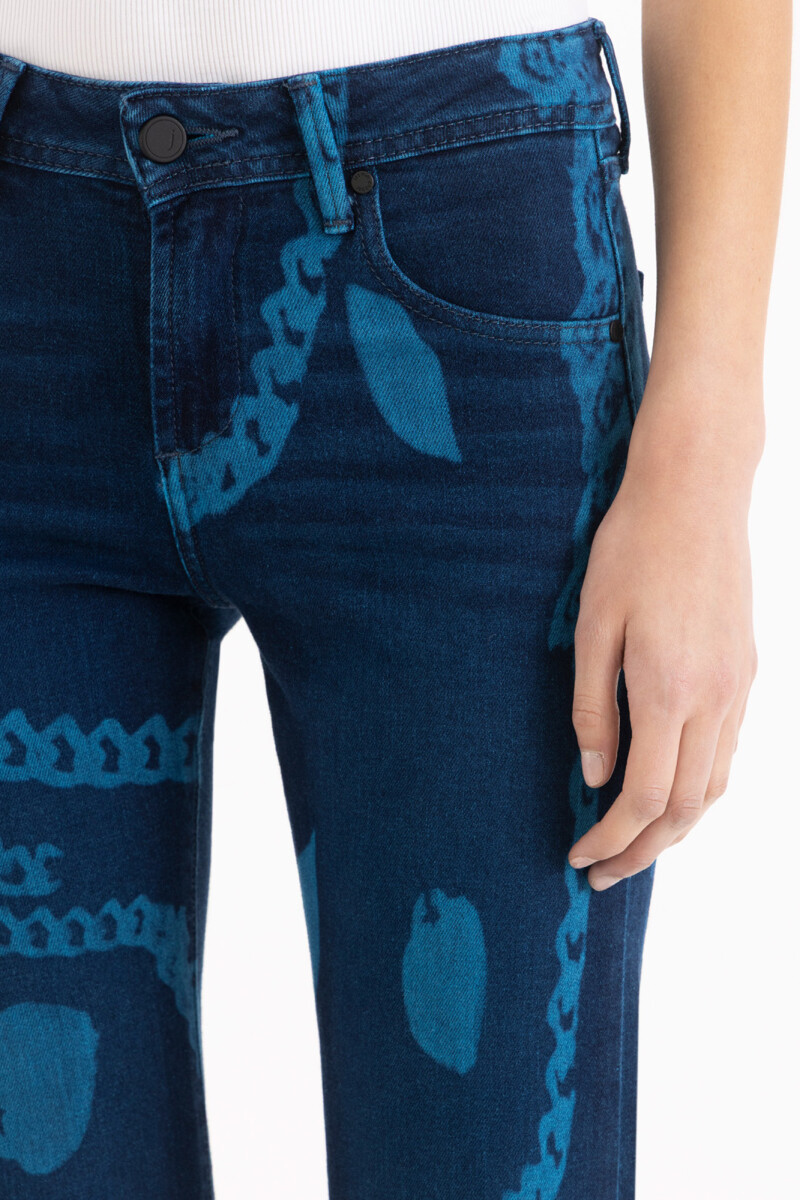 JEANS COOPER CYANOTYPE Azul