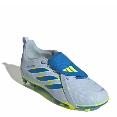 Championes de Niños Adidas Predator Club Ft El Fg/Mg Celeste - Amarillo