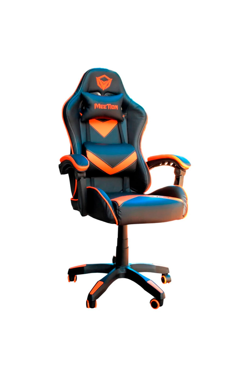 Silla Gamer Meetion Negro Con Naranja Escritorio E-Sport Setup MT-CHR04 Silla Gamer Meetion Negro Con Naranja Escritorio E-Sport Setup MT-CHR04