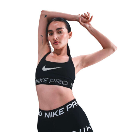 Top Nike Pro Light-Support Non-Padded de Mujer Negro