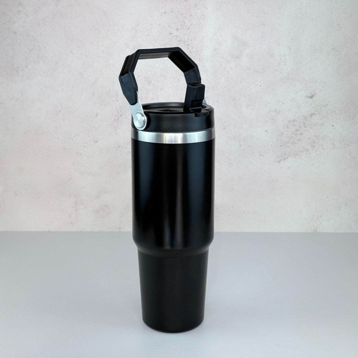 Vaso Térmico de Acero Inoxidable con Asa 900ML | Negra 