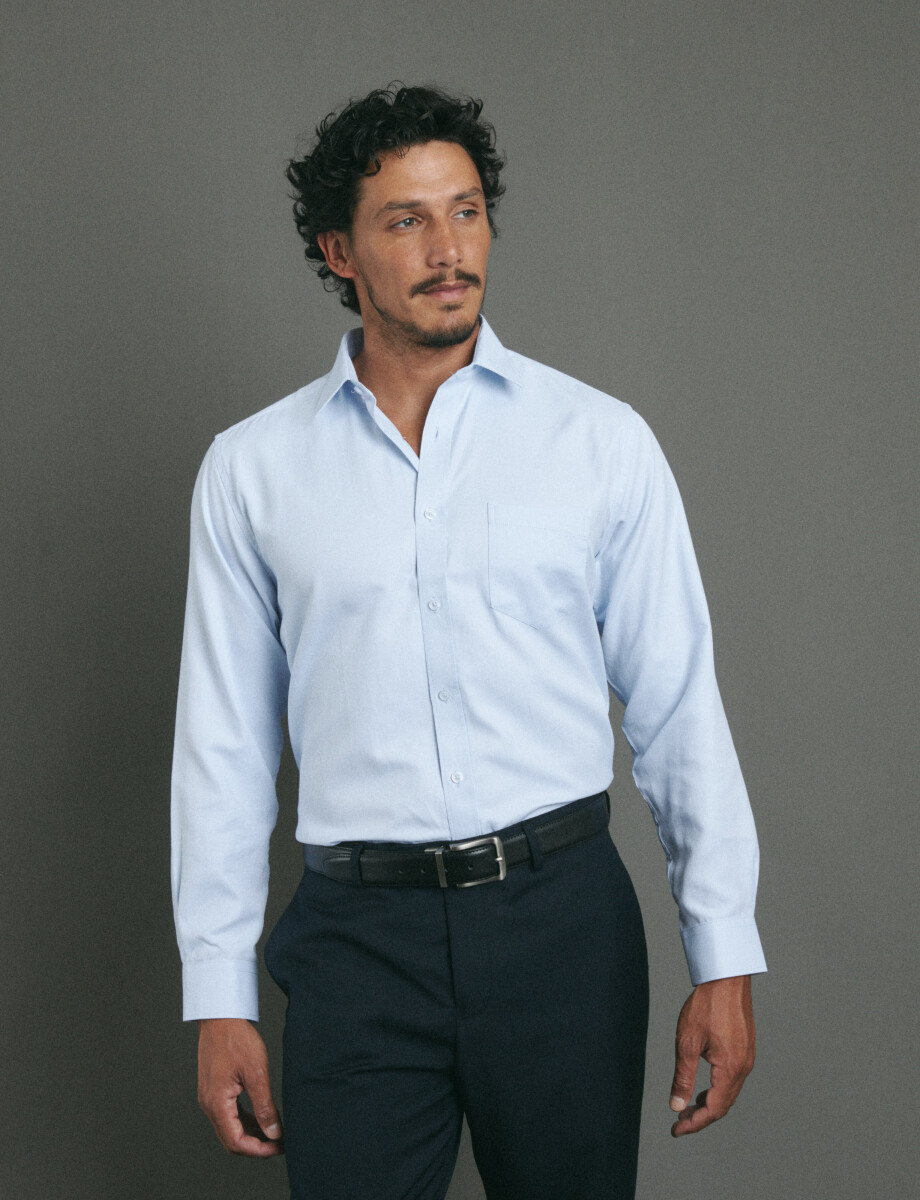 012686 CAMISA HARRINGTON LABEL Celeste