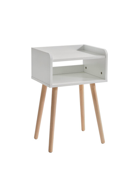 MESA DE NOCHE BLANCO