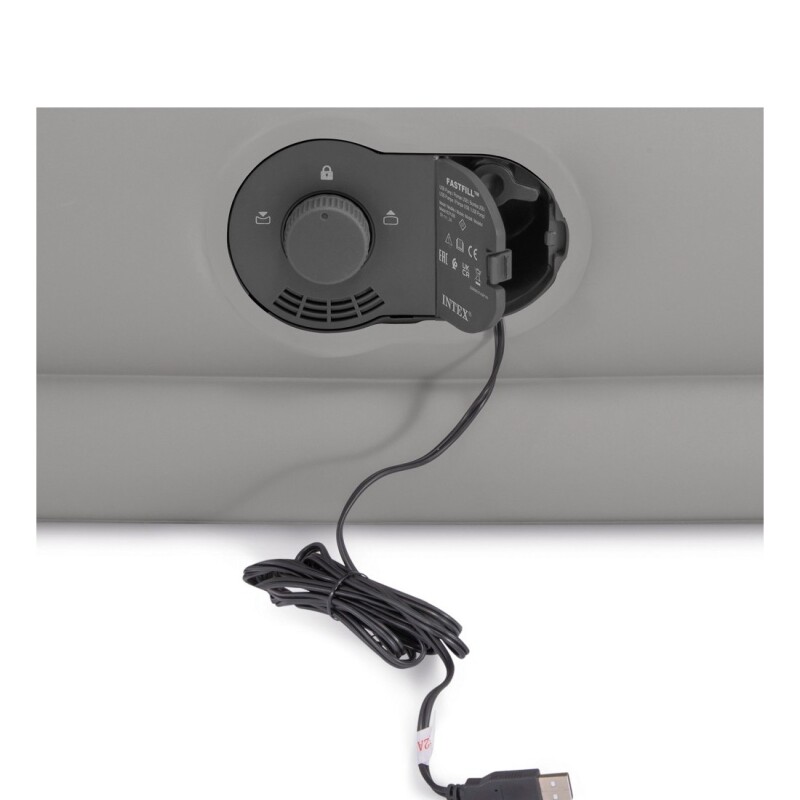 INTEX COLCHON DURA-BEAM PRESTIGE 2 PLAZAS QUEEN CON BOMBA RÁPIDA USB Intex Colchon Dura-beam Prestige 2 Plazas Queen Con Bomba Rápida Usb