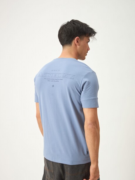 REMERA ATHLETIC AZUL PIEDRA