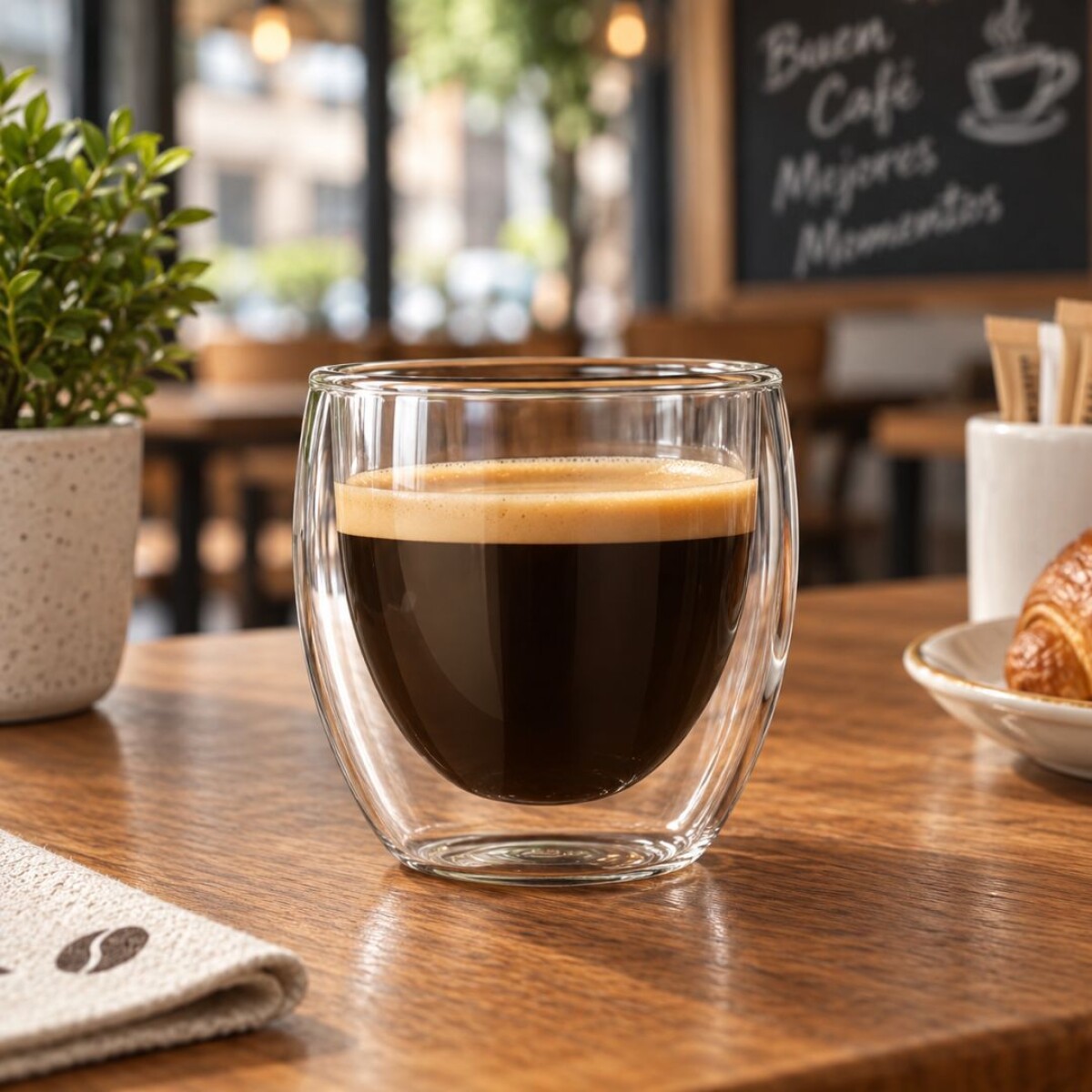 Vaso para café doble pared 240ml 
