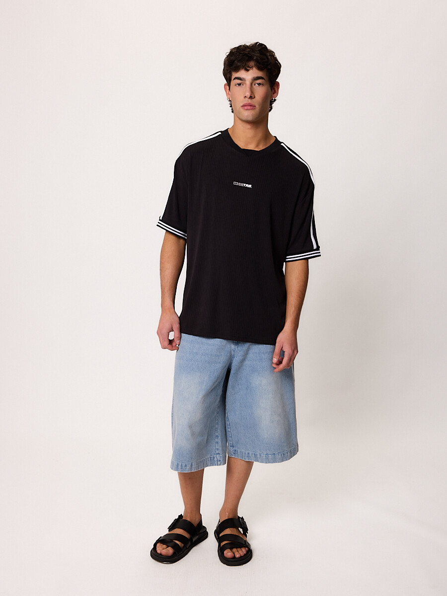 T-SHIRT M/C LAYI DIXIE Negro