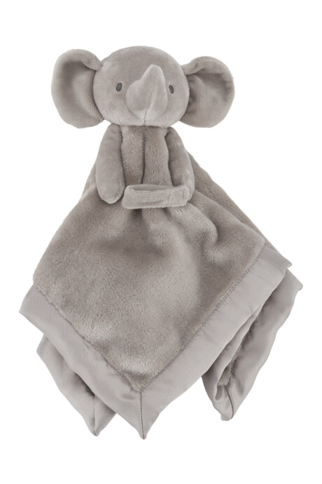Peluche de apego elefante, con lazo Sin color