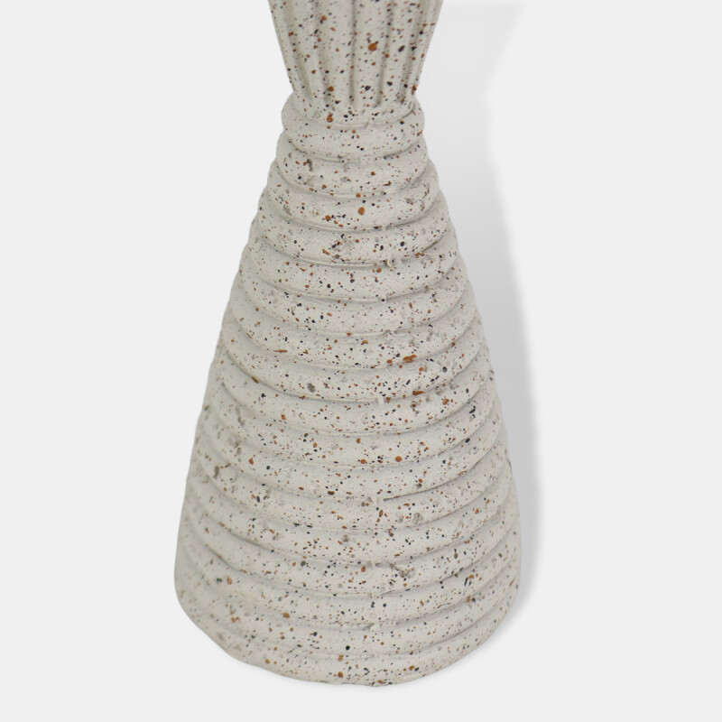 PORTA VELA CERAMICA BEIGE CL COMB 4X19.5CM Unica