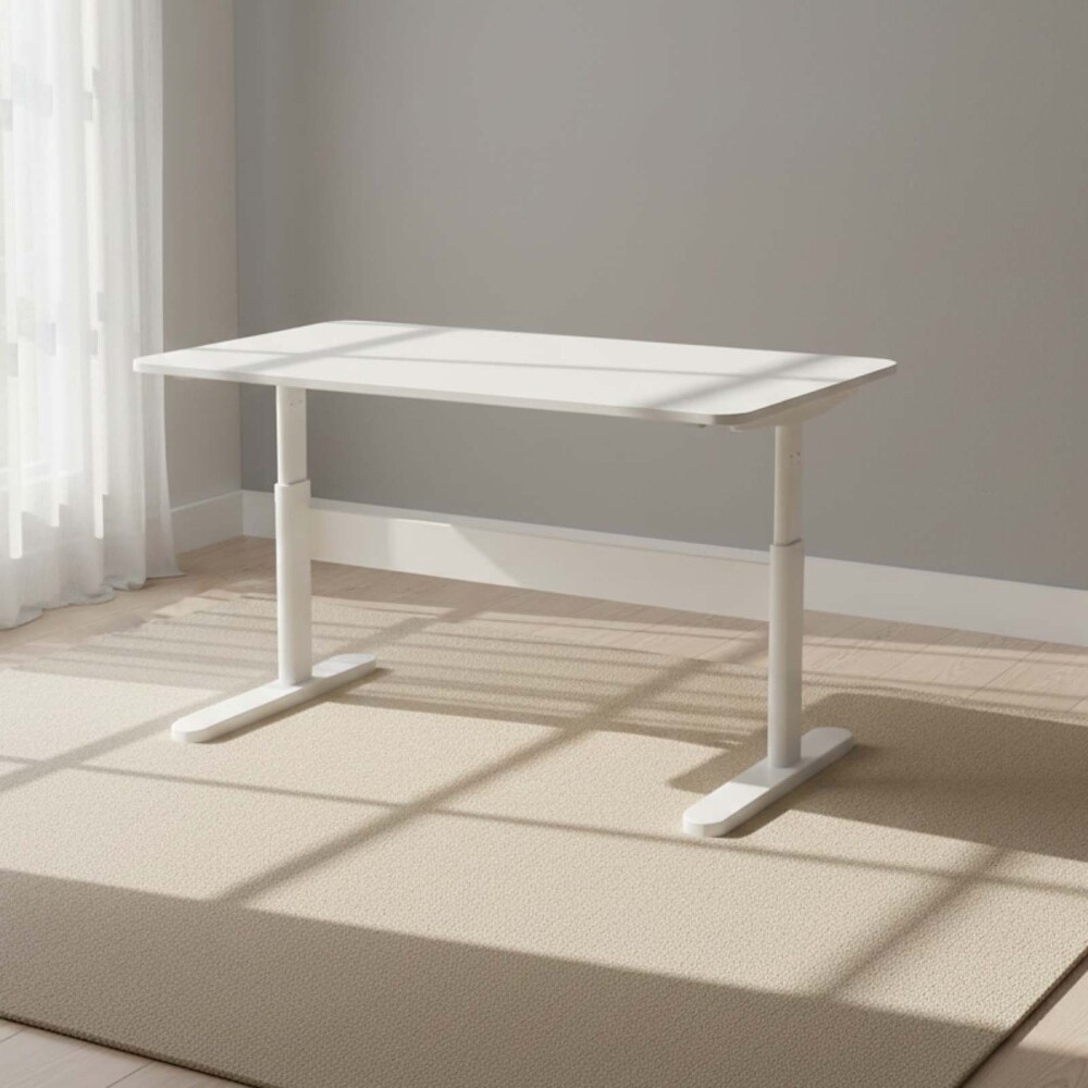 ESCRITORIO REGULABLE KIDS MDF-Y-METAL BLANCO CURIE 1,2M