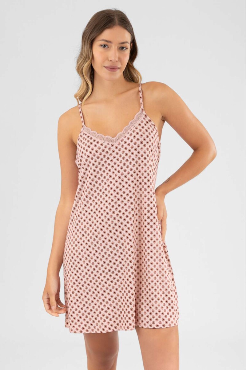 Camison mosaico - Rosa antique 