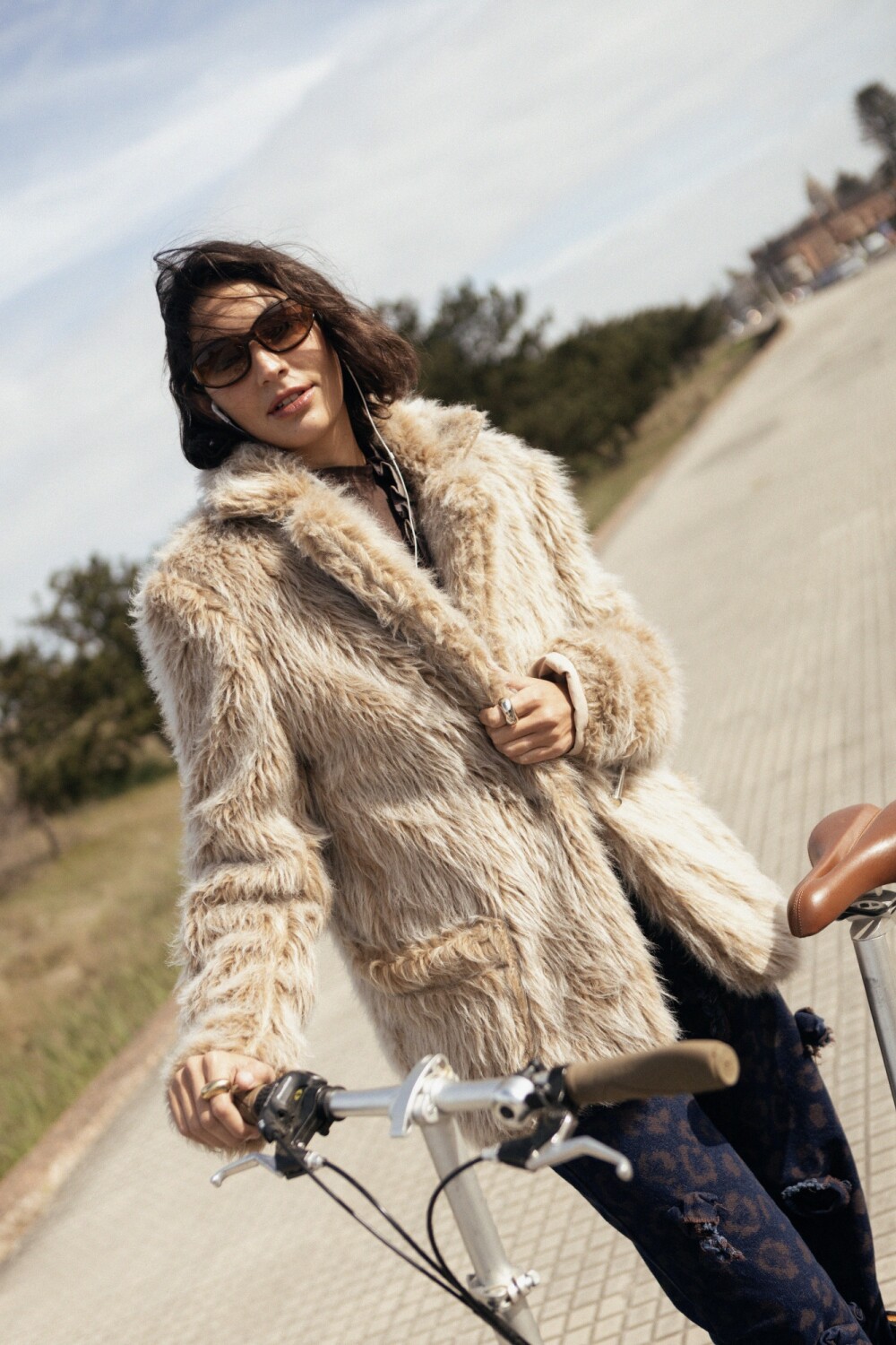 Pelush Coat Beige